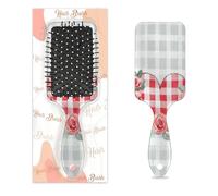 Entemne Cepillo de pelo para mujeres, hombres, niñas, niños, rosa, floral, amor, corazones, cuero cabelludo, cepillo de masaje, peine con cojín de aire, para desenredar el cabello seco y húmedo