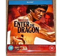 ENTER THE DRAGON LIMITED EDITION COLLECTORS SET / REGION FREE BLU RAY / IMPORT / INCLUDES BOOKLET / POSTER / IRON ON PATCH / ART CARDS