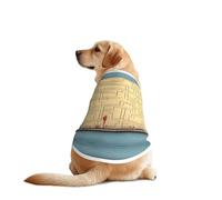 Enter The Maze of Thinking - Camiseta para perro, chaleco transpirable y refrescante para perros grandes, protección solar, uso cómodo para Golden Retriever, Husky, Alaska, actividades al aire libre