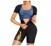 Enterizo atlético para mujer que absorbe el sudor, cintura alta, ropa de gimnasio para entusiastas del fitness, overol elegante, azul, XL