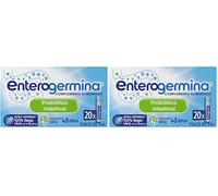 Enterogermina Probiótico Niños y Adultos |Ayuda Salud Intestinal I 40 Viales Bebibles 5 ml (2 Packs x 20)| Sin Sabor, Sin Azúcar, Sin Gluten I Bacillus Clausii 4.000 Millones UFC