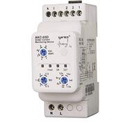 ENTES® AKC-03D: Relé Automático de Control de Corriente, Montaje en Carril DIN, 1.5-60A, 230V AC, Contacto Normal Abierto, Latón, 1 Salida de Relé 8A