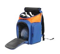 ENTEYA Mochila de bolos con bolsa para zapatos, bola individual de hasta 18 pulgadas, Azul, 45,72 cm, Mochila para bolos