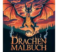 Entflammt! Drachen Malbuch für Erwachsene: 50 atmosphärische, abwechslungsreiche Bilder zum Ausmalen