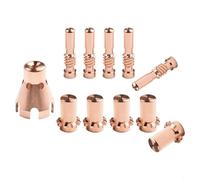 Entgoinggo 11 puntas de plasma y boquillas para consumibles de electrodo Procut serie 55/80 con escudo de alto rendimiento kit de accesorios de soldadura
