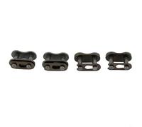 Entgoinggo 4 piezas 420 eslabones de conexión de cadena, para ATV, Motocross, scooter, transmisión de transmisión, kit de conectores de repuesto de cadena de rodillo