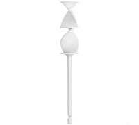 Entgoinggo Accesorio de taladro mezclador de resina epoxi, con doble paleta en espiral, para pintura y mezcla de líquidos, herramienta de cabezal agitador eficiente, para taladros variables burbuja