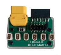 Entgoinggo Adaptador de batería 1S para HOTA D6 Pro para cargador PH20 y BT20, conector de doble cara, accesorio de carga RC de alta corriente para 1S para dispositivos de batería LiPo (BT2.0 derecha)