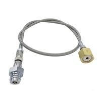 Entgoinggo Adaptador de manguera para Grohe Blue Home Cylinder Transfer Kit con ACME y CGA320 Conectores de alta presión para soda Maker Conector para tanques grandes Metal (W21.8 a 14)