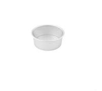 Entgoinggo Bandeja redonda para hornear pasteles con base desmontable de aleación de aluminio para hornear para cocina casera (7 pulgadas)