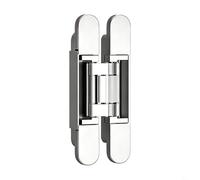 Entgoinggo Bisagra de puerta oculta con reducción de ruido 3D ajustable apertura interior mecanismo de cierre suave de acero laminado en frío fácil de instalar, para armarios armarios puertas
