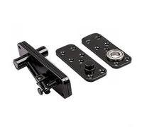 Entgoinggo Bisagra de puerta oculta resistente con rotación de 360 grados y mecanismo de rodamiento silencioso, acero inoxidable resistente al óxido, para puertas de madera y paneles giratorios de