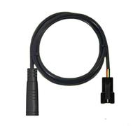 Entgoinggo Cable de extensión de 3 pines para bicicleta eléctrica, para Ebike acelerador Hall Pas Sensor impermeable macho a hembra, para cableado eléctrico de manillar de montaña (hembra a SM macho)