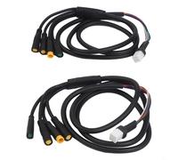 Entgoinggo Cable de motor de bicicleta E 1T4 arnés con protocolo CAN para Bafang M200 M300 M620 Drive Torque Sensor Kit de cables Kit de cable de visualización de freno Conector del acelerador