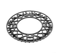 Entgoinggo Cadena de aleación de aluminio para bicicleta de montaña con protector para piñón ancho 104BCD único estrecho para cambio estable y eficiencia mejorada en ciclismo (38T)