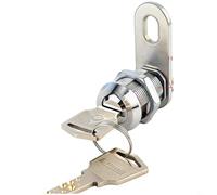 Entgoinggo Cerradura de bola de doble cara Aleación de zinc Cerradura de gabinete Cajón Cam para gabinetes Cajas de herramientas Cajas de comunicación y cajones adecuados para cajas de juegos de