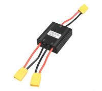 Entgoinggo Convertidor de descarga de batería doble, módulo adaptador paralelo de batería dual de E-Bike con conector, sistema de equilibrio inteligente