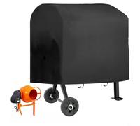 Entgoinggo Cubierta para mezclador de hormigón Oxford 210D 420D resistente al agua, al polvo, resistente a los rayos UV, protector de equipo de jardín al aire libre, para máquina mezcladora de lodo de