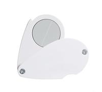 Entgoinggo Dicroscopio portátil de piedras preciosas para pruebas de pleocroísmo, herramienta de identificación de joyas de aleación de aluminio con nitidez de lente mejorada para gemólogos