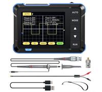 Entgoinggo DSO152 Osciloscopio digital de mano, con ancho de banda de 200 KHz y frecuencia de muestreo de 2.5 MSa, para laboratorios educativos y tareas básicas de mantenimiento (alto)