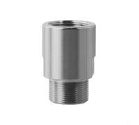 Entgoinggo ER Adaptador de manga de pinza para rotor de motor, convertidor de husillo ER para máquina de grabado, varilla de extensión de rosca con opciones de tuerca (ER11-ER11)
