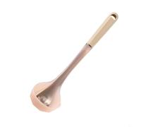Entgoinggo Espátula de silicona con núcleo de acero inoxidable para utensilios de cocina antiadherentes, flexible, para volteador, para huevos y panqueques, apto para lavavajillas (cucharón de sopa
