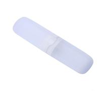 Entgoinggo Estuche portátil para cepillo de dientes y pasta de dientes, caja de almacenamiento de viaje elástica con sello a prueba de fugas, para viajes de negocios, organizador higiénico compacto