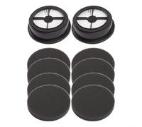 Entgoinggo Filtro de repuesto y kit de espuma, para aspiradora Dirt Devil F44, parte 304019001, filtros premotor de alta eficiencia, juego de 2