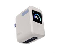 Entgoinggo Funda de silicona para Anker para Prime 160W cargador con pantalla inteligente Funda protectora a prueba de golpes Resistente al polvo Piel suave para estación de energía de 3 puertos (gris