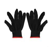Entgoinggo Guantes de guitarra para mano izquierda para protección de dedos, protectores de práctica de nailon para bajo acústico eléctrico, violín, ukelele, accesorios antidolor para músicos (tamaño