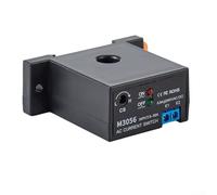 Entgoinggo Interruptor de detección de corriente alterna Control de relé de inducción autoalimentado 0.2-30A Umbral ajustable Interruptor electrónico sin contacto M3050/M3056 (M3056)
