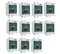 Entgoinggo Interruptor fotovoltaico del interruptor del aislador solar de la caja de desconexión del picovoltaico DC440V para los sistemas híbridos de la rejilla protección clasificada IP65 contra