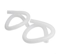 Entgoinggo Juego de 2 mangueras de filtro de piscina sobre el suelo, mangueras flexibles de 1.25 pulgadas para manguera de repuesto de filtro de piscina Intex (blanco)