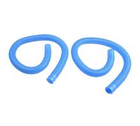 Entgoinggo Juego de 2 mangueras de filtro de piscina sobre el suelo, mangueras flexibles de 1.25 pulgadas para manguera de repuesto de filtro de piscina Intex (azul)