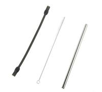 Entgoinggo Juego de accesorios de limpieza de manguera de leche para Siemens para EQ6 y para máquinas de café Bosch VeroAroma Tubo de silicona flexible con tubo de acero inoxidable y cepillo