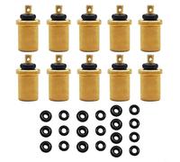 Entgoinggo Juego de adaptadores de recarga de gas para Campingaz y para Jetboil, construcción de cobre y goma, diseño portátil ligero para cocinar al aire libre, senderismo y estufa de camping