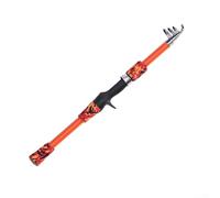 Entgoinggo Juego de caña de pescar telescópica, con carrete ligero FRP Rod 18M, para niños, kit de anillos guía de fundición suave, con cebos y ganchos, para viajes verde (H)