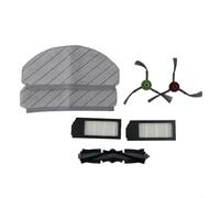 Entgoinggo Kit de accesorios para aspiradora Ecovacs para aspiradora Deebot X1 Plus con cepillo de rodillo principal, filtro, cepillo lateral y paño de fregona