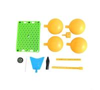 Entgoinggo Kit de anemómetro de paleta meteorológica de doble función, indicador de dirección del viento y modelo de sensor, para proyectos de feria de ciencias educativas STEM y aprendizaje en el
