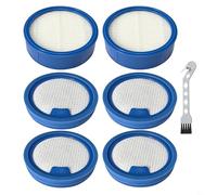 Entgoinggo Kit de filtros de repuesto, para AEG Series 7000 y 6000 filtros lavables de 5 etapas para aspiradora inalámbrica, con cepillo de limpieza, juego de eliminación de polvo de alta eficiencia