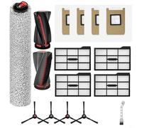 Entgoinggo Kit de piezas de repuesto, para Eufy, para aspiradoras robot Omni E28 y E25, incluyendo cepillo principal, cepillos laterales, filtros, bolsas de polvo, fregonas rodantes, juego de