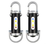 Entgoinggo Linterna de llavero recargable súper brillante, para mini linterna LED, con carga impermeable y luz portátil, para camping, senderismo y uso diario