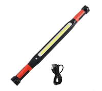 Entgoinggo Luz de trabajo recargable, ultra brillante de 1200 lúmenes, luz de trabajo magnética con cuello flexible para reparación de automóviles y tareas al aire libre