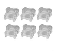 Entgoinggo Nailer No Mar Tips 20V DCN680B-CA BCN680D1 DCN681D1 Piezas de repuesto para clavadoras N558471 N569446 Protectores transparentes que no dejan marcas, para carpintería (6 piezas)