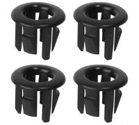 Entgoinggo Ojal de barra de bloqueo de puerta, 4 piezas, kit de ojales de barra de bloqueo de puerta de coche para BMW X5 E53 1999-2006 OEM 51418408567 juego de piezas de repuesto interior