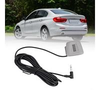 Entgoinggo Panel de techo de coche de 3,5 mm, micrófono externo, para panel de techo con cable estéreo BMW, material ABS de alta sensibilidad