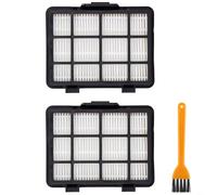Entgoinggo Paquete de 2 filtros de repuesto para aspiradora Eureka NEN180 sin bolsa, filtración de fibra de alta on cepillo de limpieza para limpieza profunda del hogar