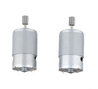 Entgoinggo Paquete de 2 RS550 24 V Motor eléctrico 40000RPM alta caja de cambios, para montar en coche alimentado por batería Vehículo de conexión rápida Piezas de repuesto de alambre de cobre