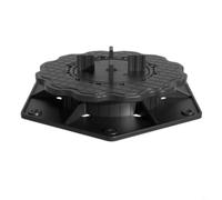 Entgoinggo Paquete de 4 soportes ajustables para cubierta, soporte de pedestal, fuente seca, pedestal ajustable, altura de pavimento de piedra de 20 mm a 1055 mm para interiores (20-29 mm)