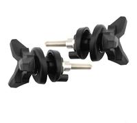Entgoinggo Para BMW R1200GS Parabrisas delantero bloqueo de la pantalla tornillo de ajuste Kit de pernos de abrazadera 2004-2017 Deflector Hardware de montaje